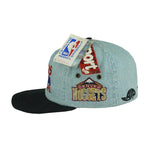 NBA (AJD) - Denver Nuggets NBA Playoff Deadstock Strapback Hat 1995 OSFA Vintage Retro Basketball