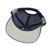 NFL (Logo Athletic) - Denver Broncos Plaid Strapback Hat 1990s OSFA Vintage Retro Football