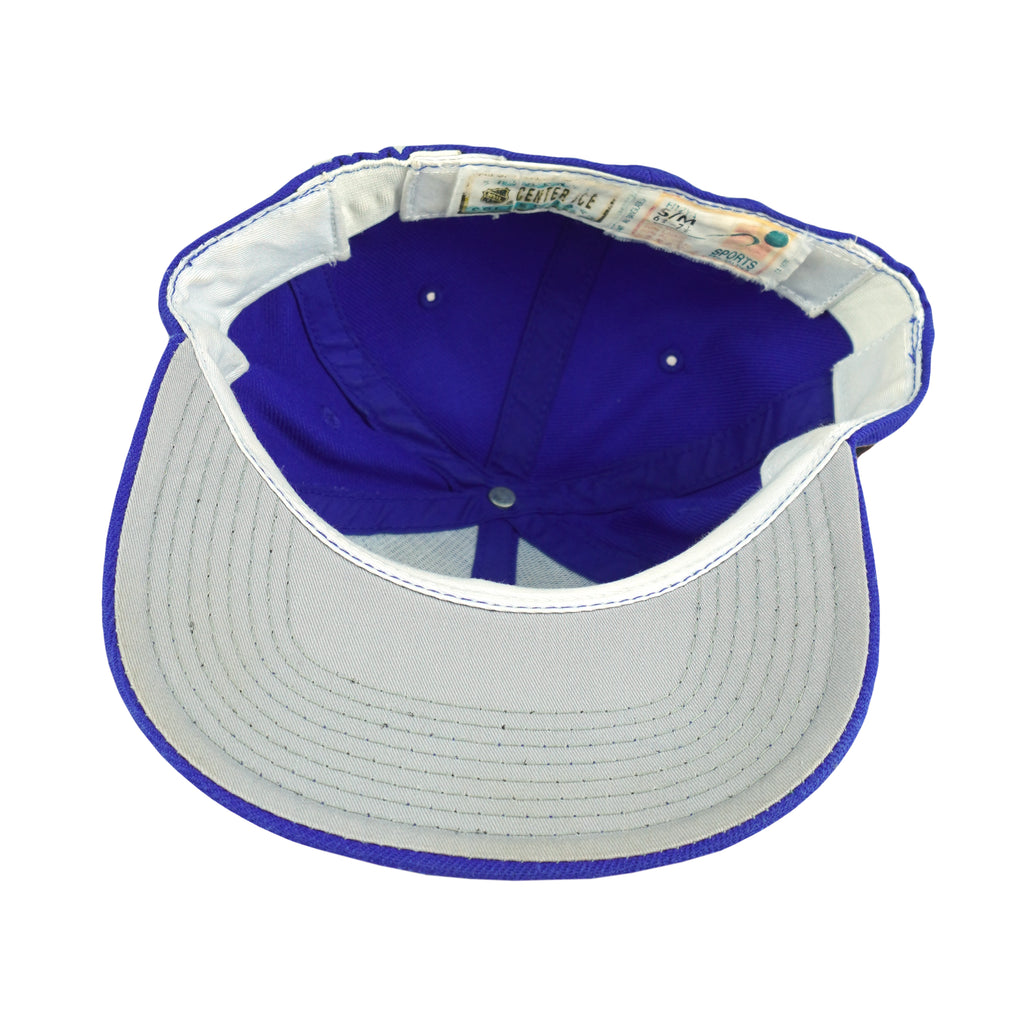 NHL (Sports Specialties) - Edmonton Oilers Big Logo Fitted Hat 1990s OSFA Vintage Retro Hockey