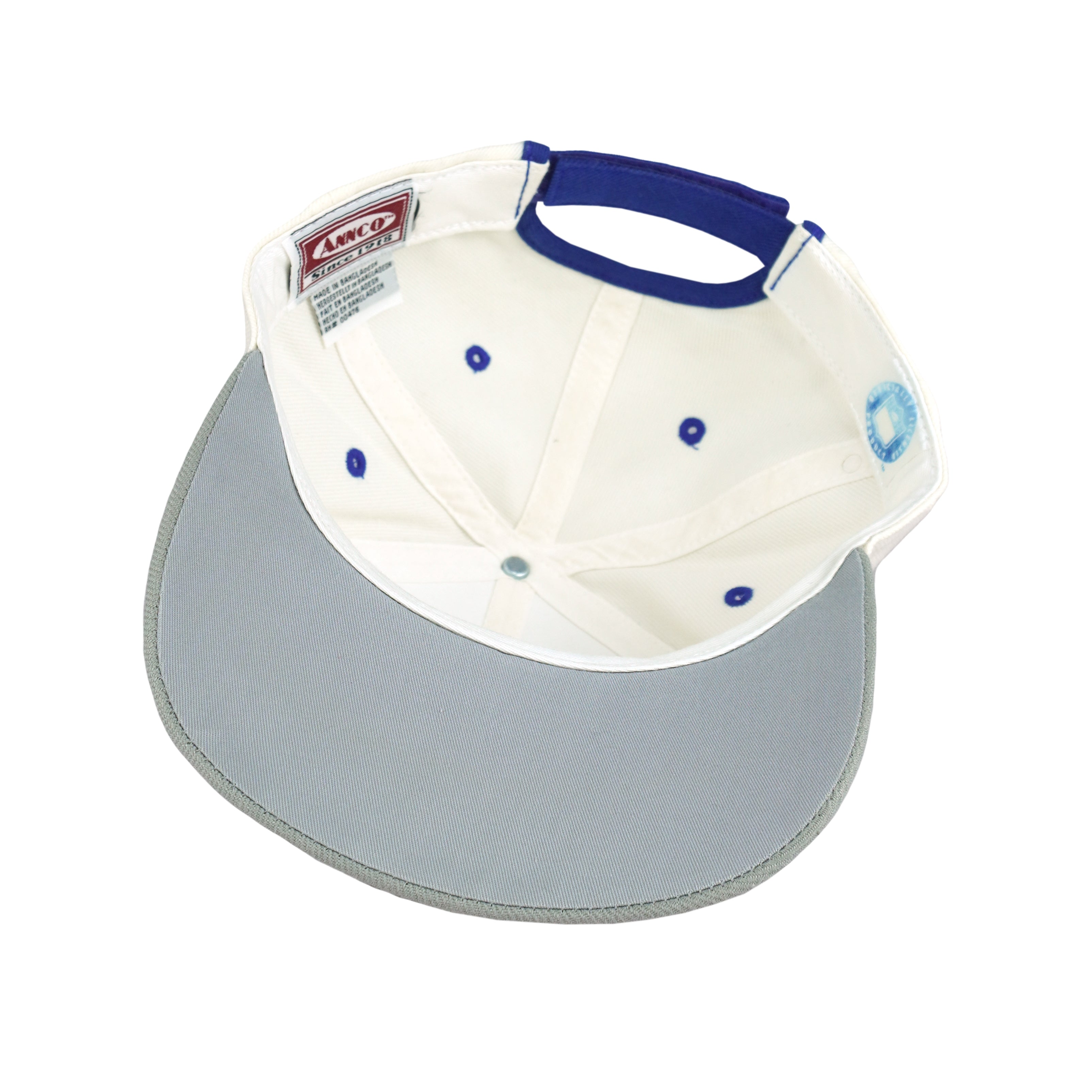 NFL (Annco) - Detroit Lions Embroidered Strapback Hat 1990s OSFA Vintage Retro Football