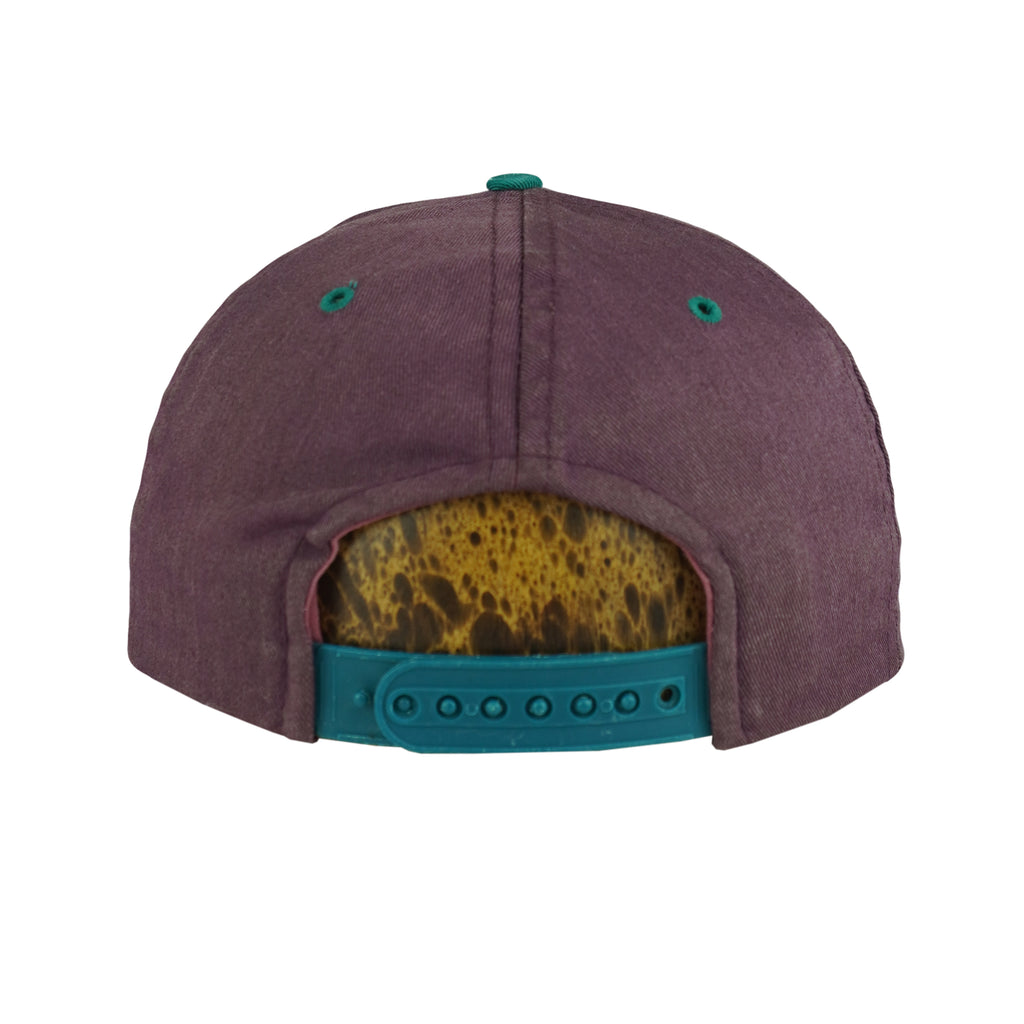 NHL (Competitor) - Anaheim Mighty Ducks Snapback Hat 1990s OSFA Vintage Retro Hockey