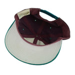 NHL (Competitor) - Anaheim Mighty Ducks Snapback Hat 1990s OSFA Vintage Retro Hockey