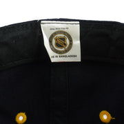 NHL (Logo Athletic) - Boston Bruins Embroidered Snapback Hat 1990s OSFA Vintage Retro Hockey