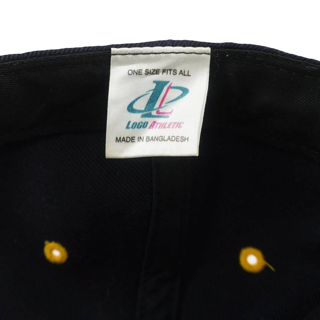 NHL (Logo Athletic) - Boston Bruins Embroidered Snapback Hat 1990s OSFA Vintage Retro Hockey