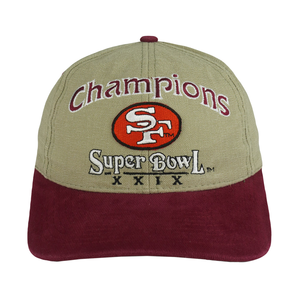 NFL (Logo 7) - San Francisco 49ers Super Bowl Champions Snapback Hat 1995 OSFA Vintage Retro Football
