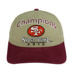 NFL (Logo 7) - San Francisco 49ers Super Bowl Champions Snapback Hat 1995 OSFA Vintage Retro Football