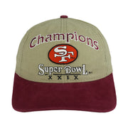 NFL (Logo 7) - San Francisco 49ers Super Bowl Champions Snapback Hat 1995 OSFA Vintage Retro Football