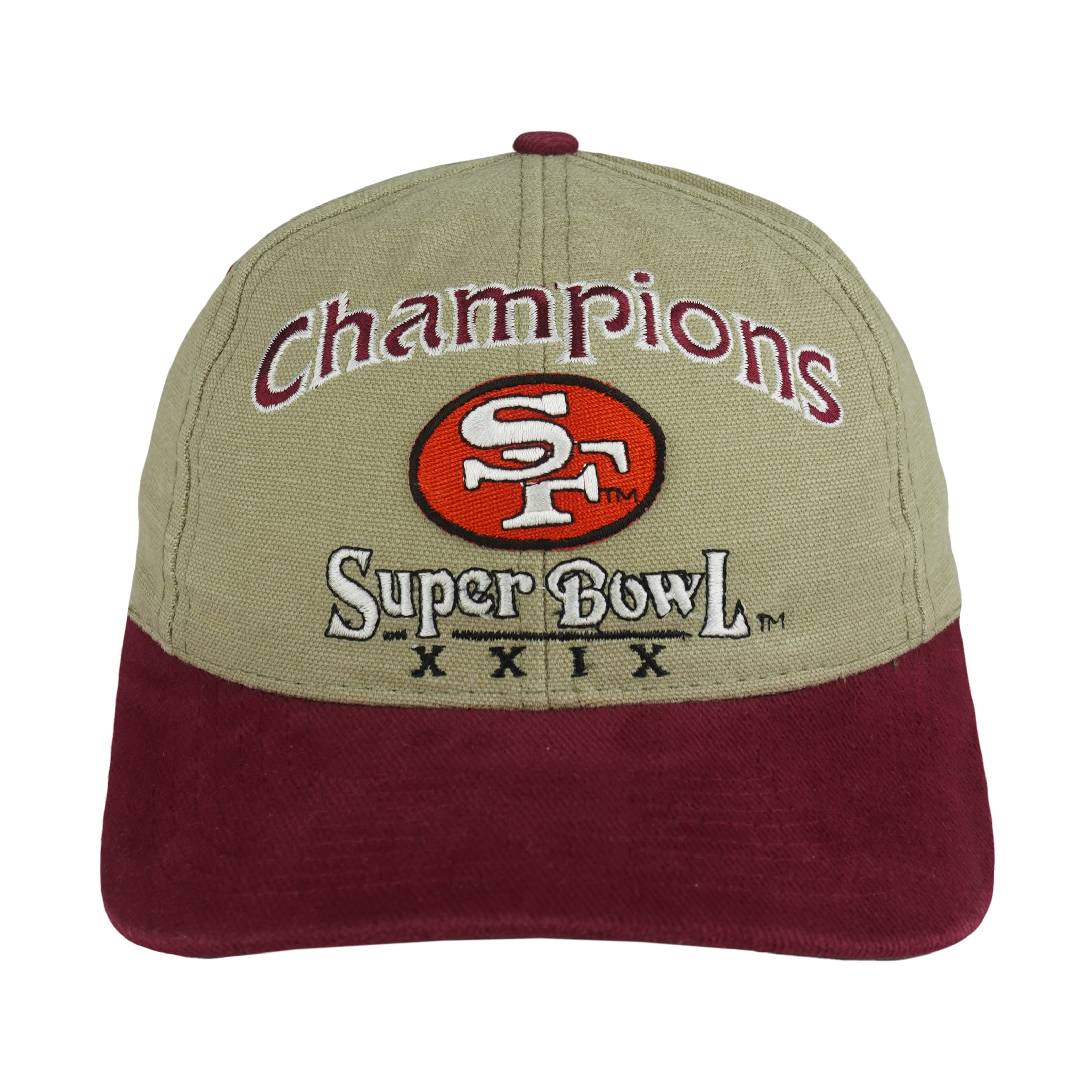 NFL (Logo 7) - San Francisco 49ers Super Bowl Champions Snapback Hat 1995 OSFA Vintage Retro Football