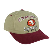NFL (Logo 7) - San Francisco 49ers Super Bowl Champions Snapback Hat 1995 OSFA Vintage Retro Football