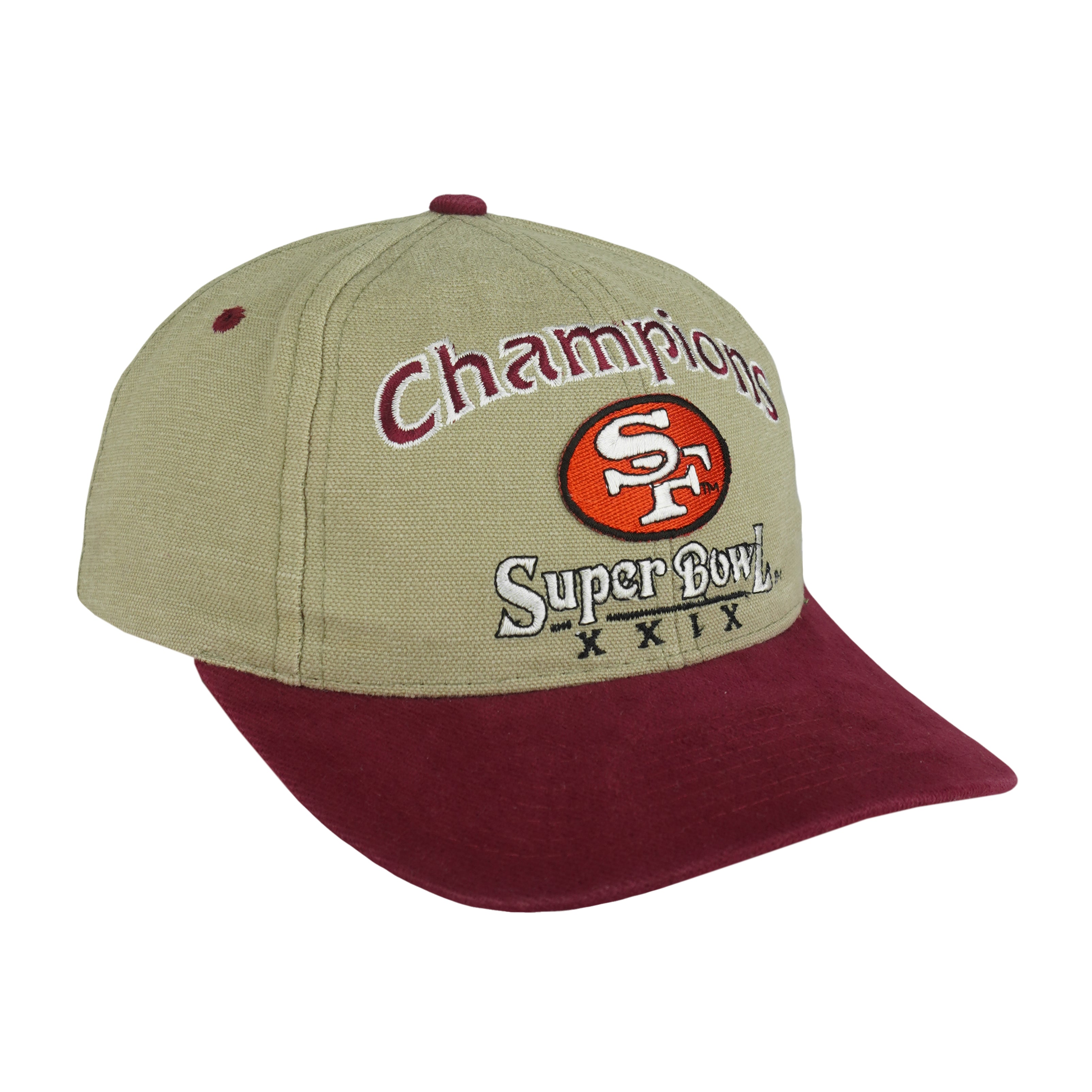 NFL (Logo 7) - San Francisco 49ers Super Bowl Champions Snapback Hat 1995 OSFA Vintage Retro Football