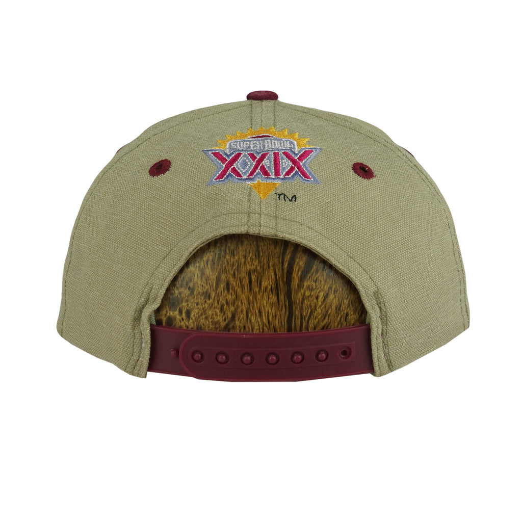 NFL (Logo 7) - San Francisco 49ers Super Bowl Champions Snapback Hat 1995 OSFA Vintage Retro Football