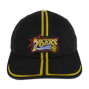 NBA (Sports Specialties) - Philadelphia 76ers Embroidered Strapback Hat 1990s OSFA Vintage Retro Basketball