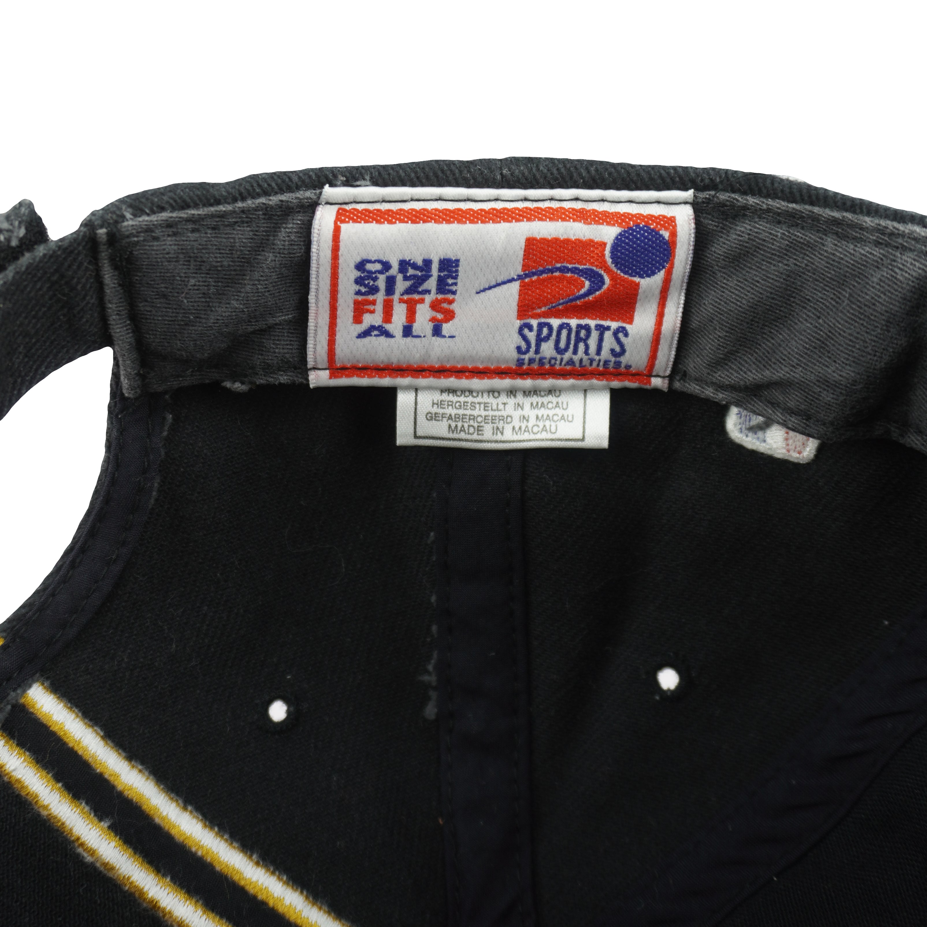 NBA (Sports Specialties) - Philadelphia 76ers Embroidered Strapback Hat 1990s OSFA Vintage Retro Basketball