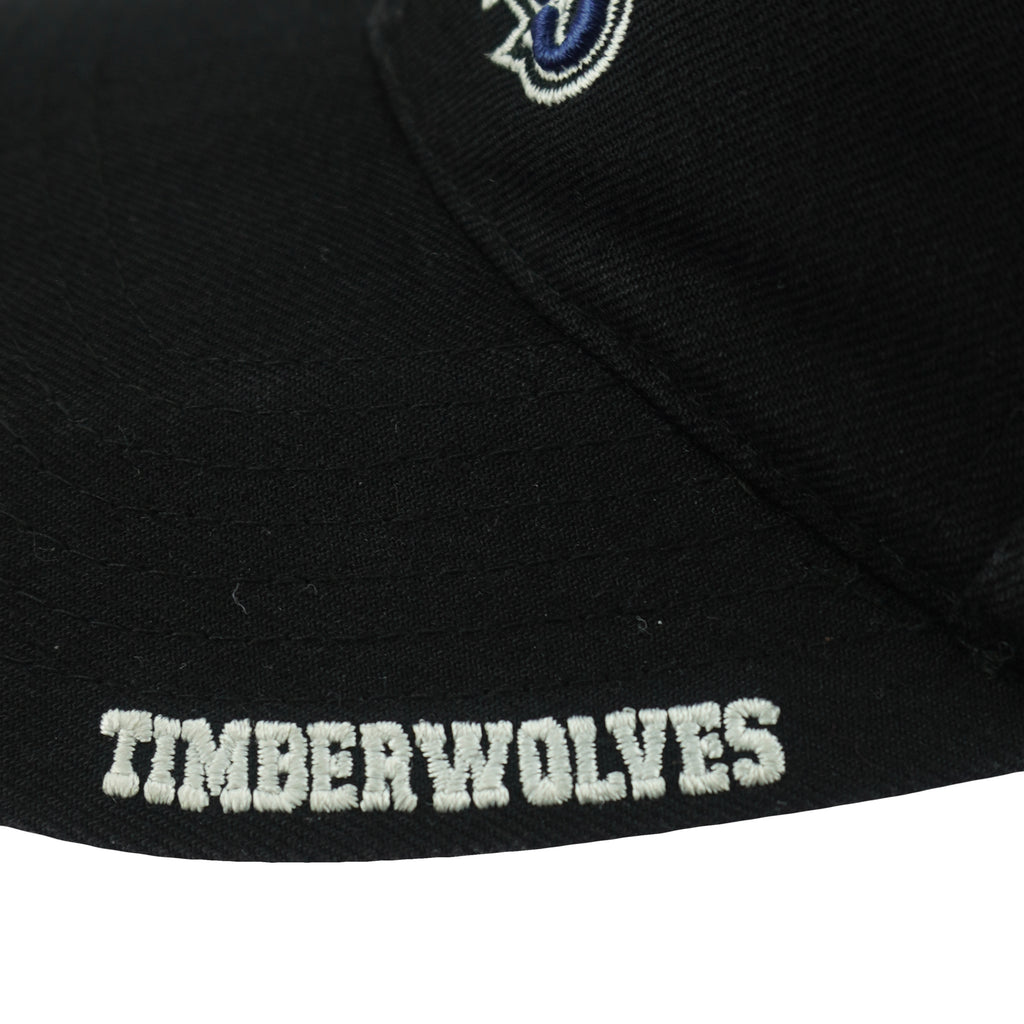 NBA (Twins Enterprise) - Minnesota Timberwolves Strapback Hat 1990s OSFA Vintage Retro Basketball