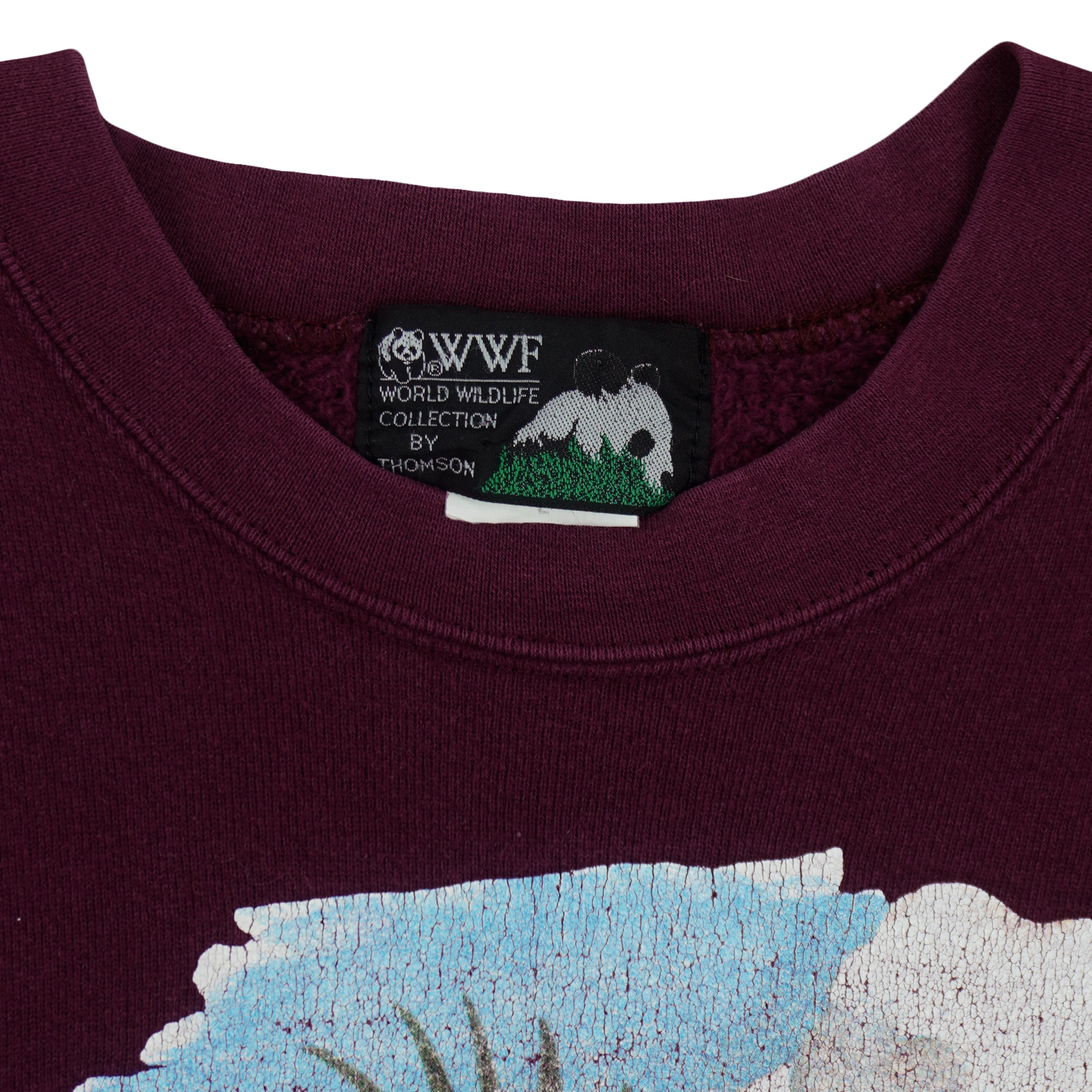 Vintage (WWF) - Wild Thing! Bald Eagle Crew Neck Sweatshirt 1990s Large Vintage Retro