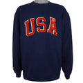 Vintage - USA Olympic Games Embroidered Sweatshirt 1990s X-Large Vintage Retro