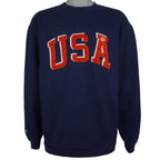 Vintage - USA Olympic Games Embroidered Sweatshirt 1990s X-Large Vintage Retro