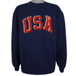 Vintage - USA Olympic Games Embroidered Sweatshirt 1990s X-Large Vintage Retro