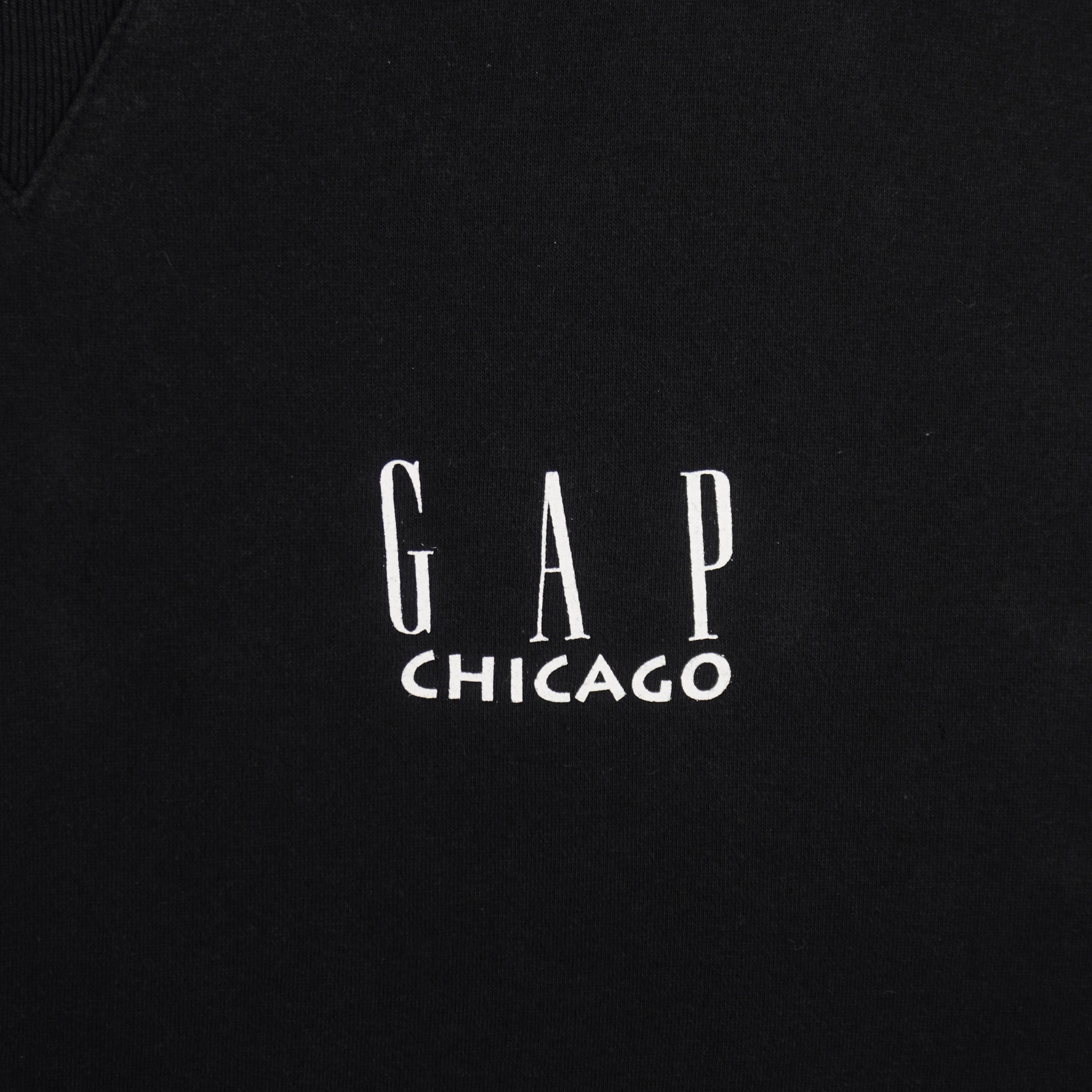 GAP - Chicago Crew Neck Sweatshirt 2000s X-Large Vintage Retro