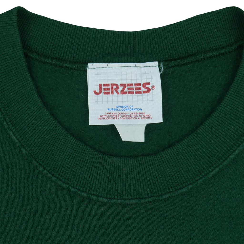 Vintage (Jerzees) - Birds Animal Print Crew Neck Sweatshirt 1990s X-Large Vintage Retro