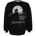 Vintage (Jerzees) - Yellow Stone Crew Neck Sweatshirt 1991 Large Vintage Retro