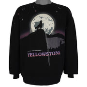 Vintage (Jerzees) - Yellow Stone Crew Neck Sweatshirt 1991 Large Vintage Retro