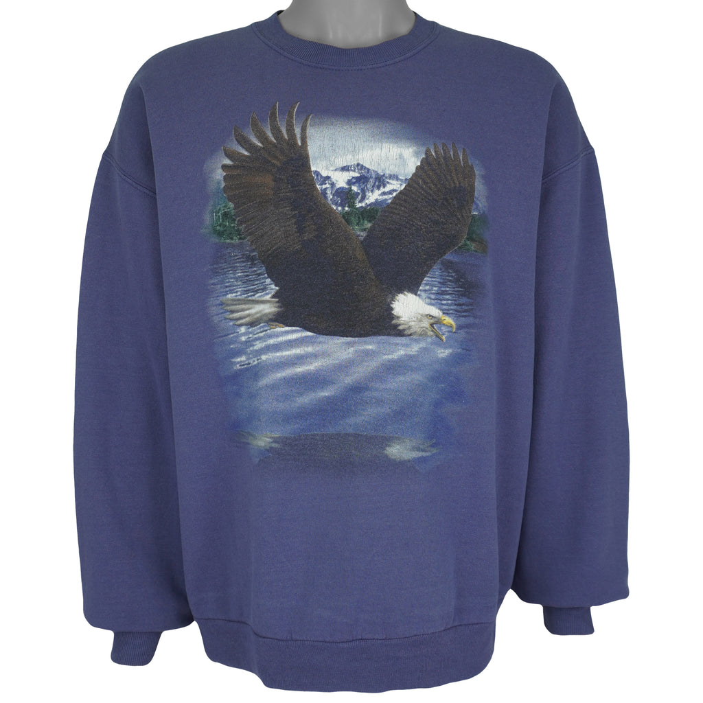 Vintage - Bald Eagles Crew Neck Sweatshirt 1990s X-Large Vintage Retro