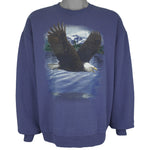 Vintage - Bald Eagles Crew Neck Sweatshirt 1990s X-Large Vintage Retro