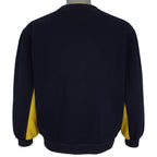 FUBU - Black & Yellow Spell-Out Crew Neck Sweatshirt 1990s Small Vintage Retro