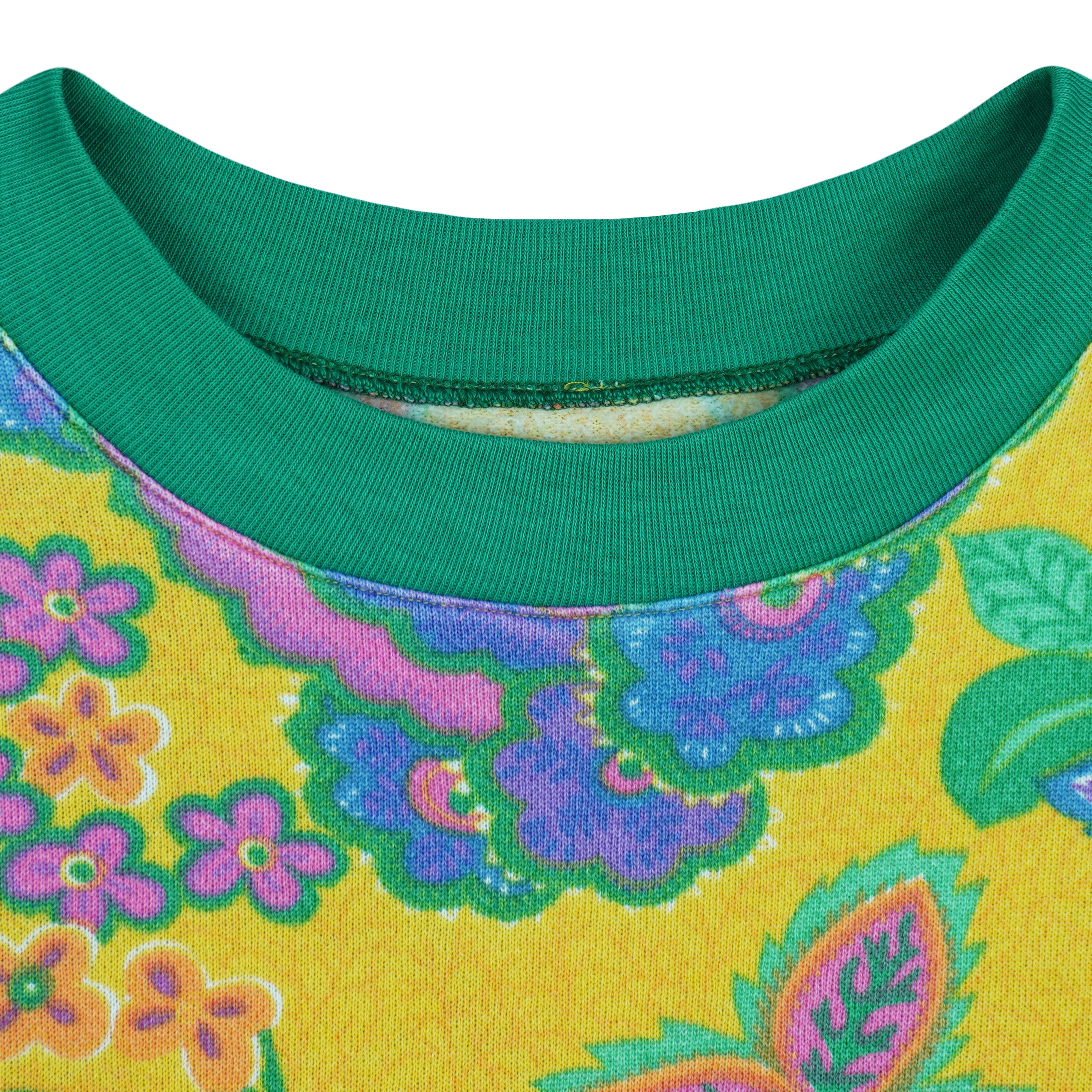 Vintage - Flowers All Over Print Crew Neck Sweatshirt 1990s Medium Vintage Retro