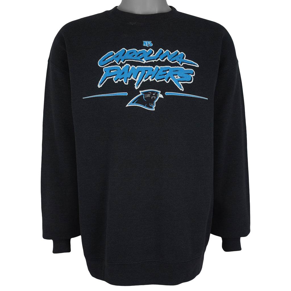 NFL - Carolina Panthers Crew Neck Sweatshirt 2000s X-Large Vintage Retro Football