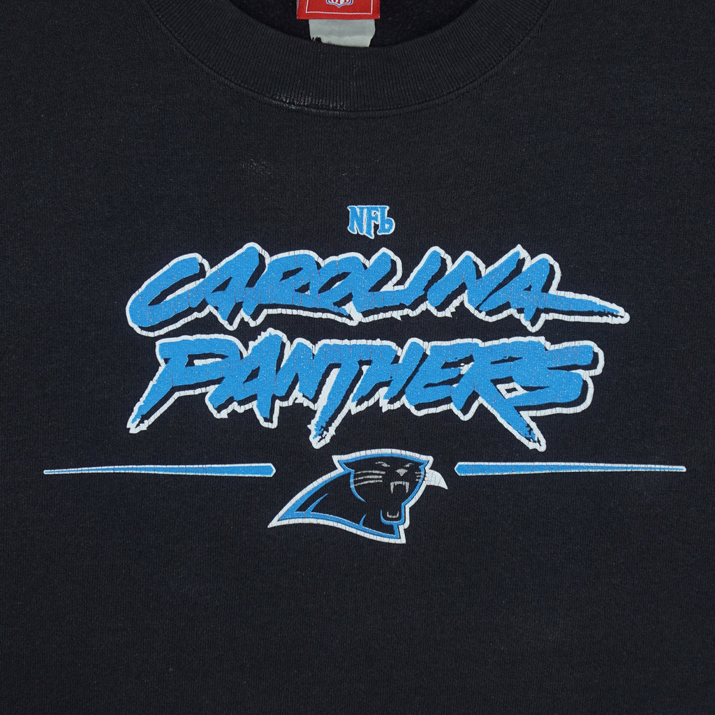 NFL - Carolina Panthers Crew Neck Sweatshirt 2000s X-Large Vintage Retro Football
