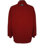 Vintage - Roots Canada Red 1/4 Zip Sweatshirt 1990s X-Large Vintage Retro