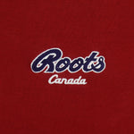 Vintage - Roots Canada Red 1/4 Zip Sweatshirt 1990s X-Large Vintage Retro