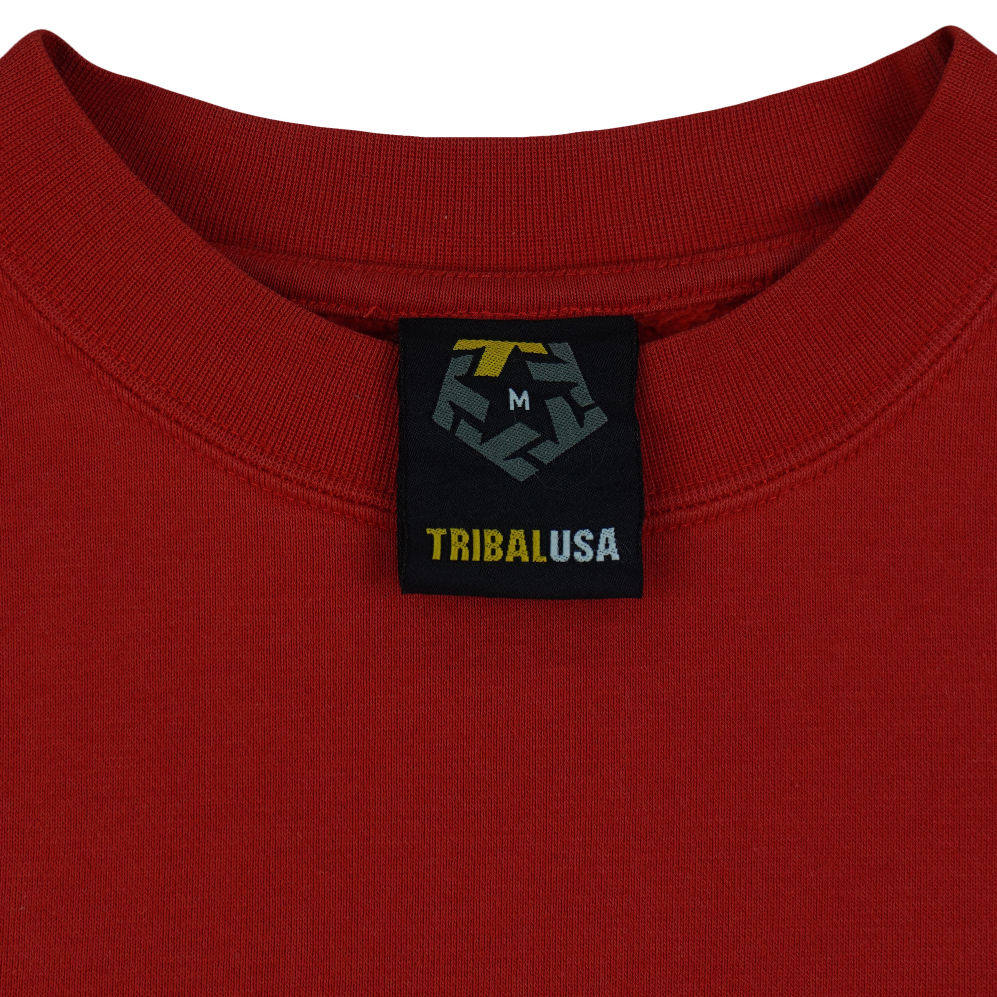 Vintage - Tribal USA Spell-Out Crew Neck Sweatshirt 1990s Medium Vintage Retro