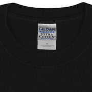 NHL (Gildan) - Buffalo Sabres Big Spell-Out T-Shirt 1990s Medium Vintage retro Hockey
