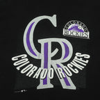 MLB (Hanes) - Colorado Rockies Big Spell-Out T-Shirt 1993 Large Vintage Retro Baseball