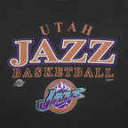 NBA (Hanes) - Utah Jazz Basketball T-Shirt 1990s X-Large Vintage Retro Basketball