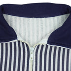 Vintage - San Francisco California 1/4 Zip Pinstripe Sweatshirt 1990 Large Vintage Retro