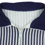 Vintage - San Francisco California 1/4 Zip Pinstripe Sweatshirt 1990 Large Vintage Retro