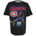 NHL - Montreal Canadiens Hockey T-Shirt 1990s X-Large Vintage Retro Hockey