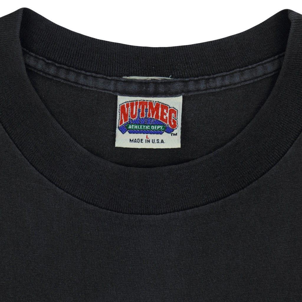 NCAA (Nutmeg) - Georgetown Hoyas Big Logo T-Shirt 1990s Large Vintage Retro