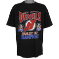 NHL (Accord) - New Jersey Devils Stanley Cup Champions T-Shirt 1995 X-Large Vintage Retro Hockey