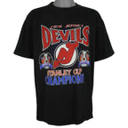 NHL (Accord) - New Jersey Devils Stanley Cup Champions T-Shirt 1995 X-Large Vintage Retro Hockey