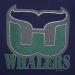 NHL (The Game) - Hartford Whalers Crew Neck Sweatshirt 1990s Large Vintage Retro Hockey