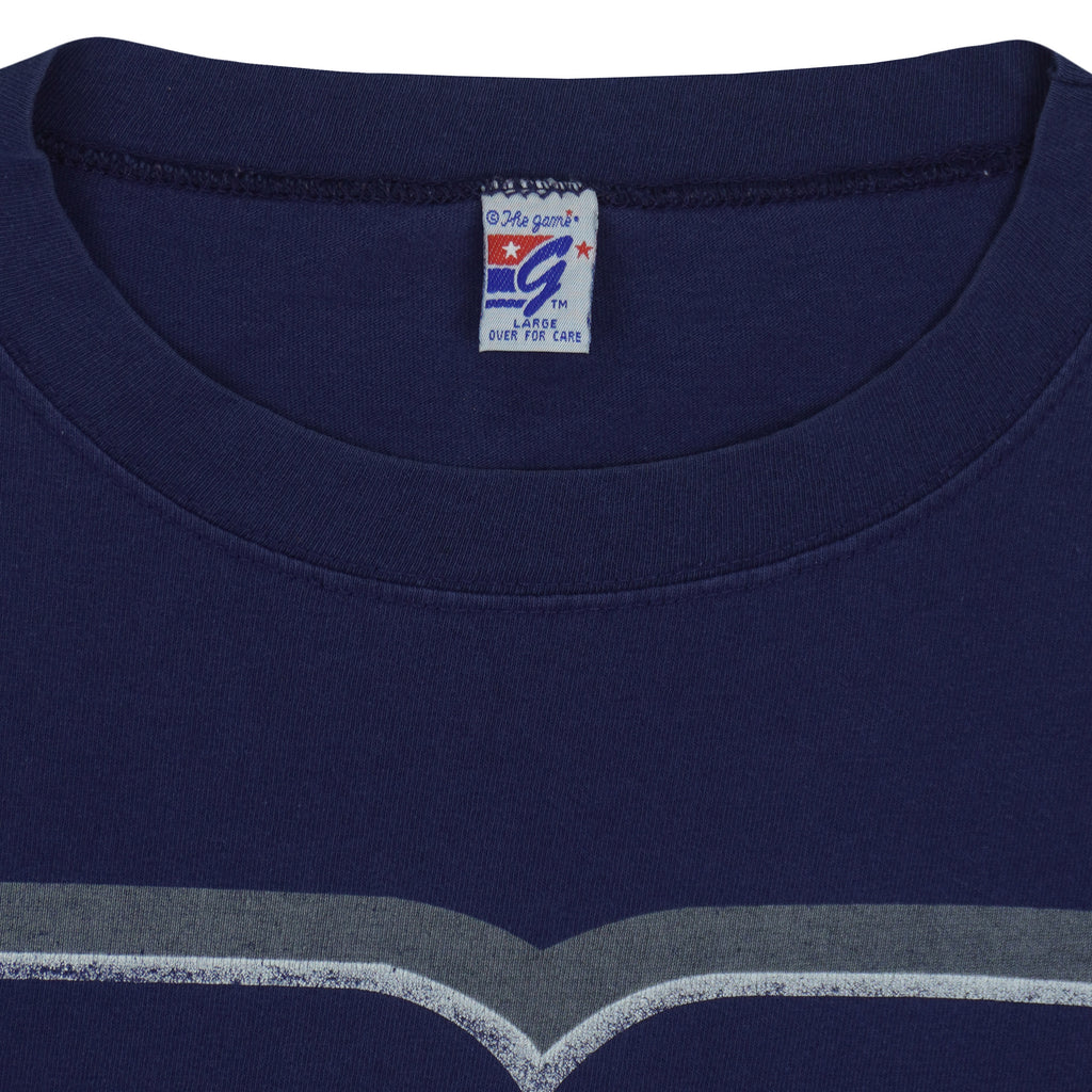 NHL (The Game) - Hartford Whalers Crew Neck Sweatshirt 1990s Large Vintage Retro Hockey