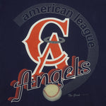 MLB (The Game) - California Angels American League T-Shirt 1993 Large vintage Retro Baseball