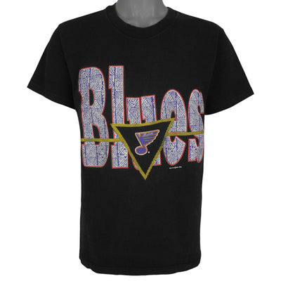 NHL (Anvil) - St. Louis Blues Single Stitch T-Shirt 1993 Large