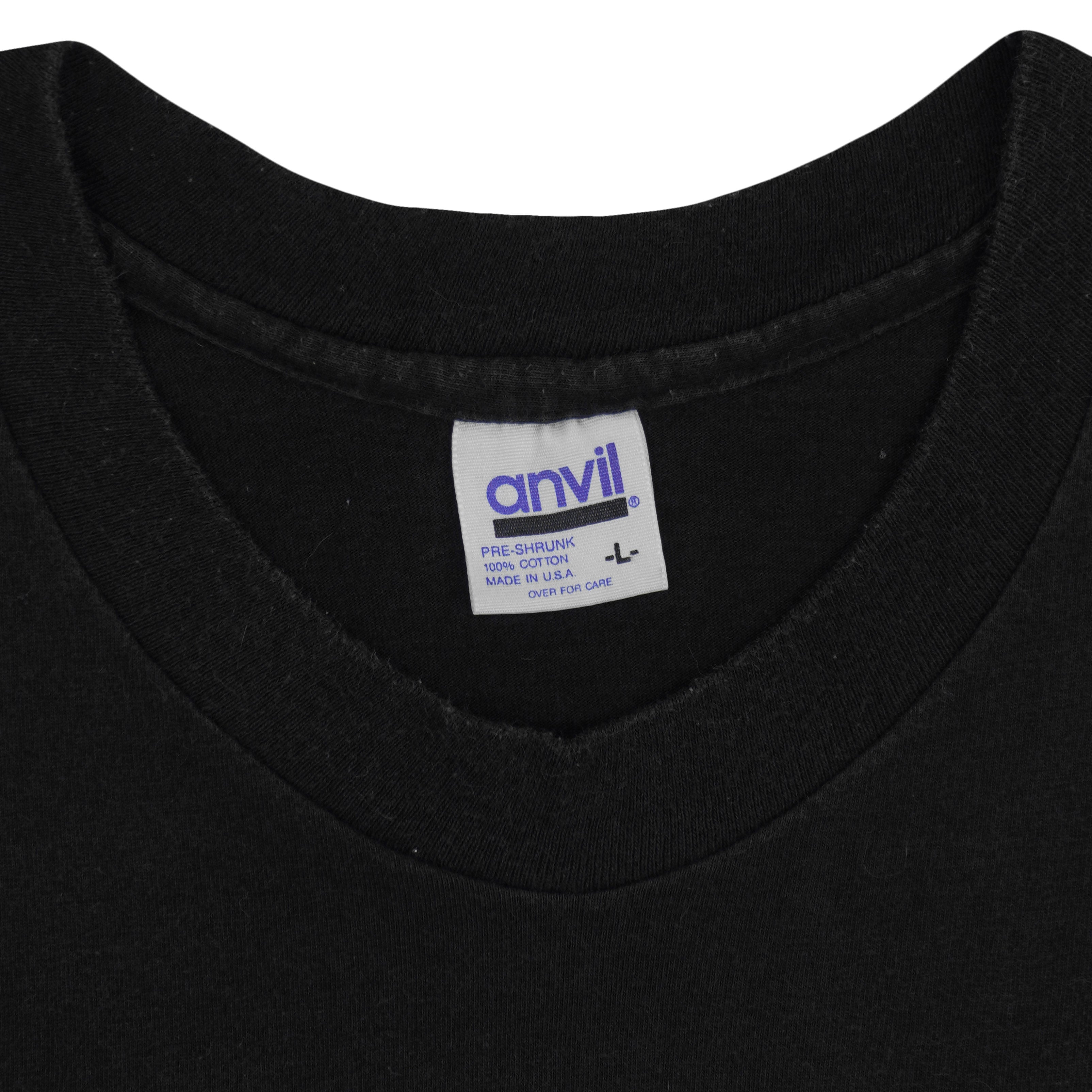 NHL (Anvil) - St. Louis Blues Single Stitch T-Shirt 1993 Large Vintage Retro Hockey