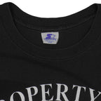 Starter (NHL) - Property Of The Tampa Bay Lightning T-Shirt 1990s Large Vintage Retro Hockey
